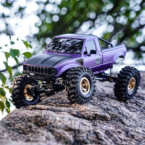 INJORA IR60 Pickup Hard Body Shell for 1/18 TRX4M Defender Bronco (Purple) - color: Purple
