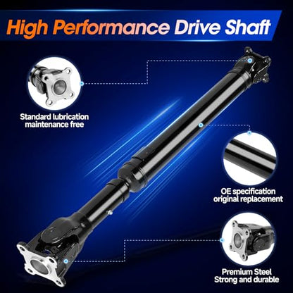 938-791 Front Drive Shaft Prop Shaft Driveshaft Assembly Fit for Toyota 4Runner 2003-2009 | Lexus GX460 2010-2021 | GX470 2003-2009 V8 4.6L 4.7L, OE 3714060480 - size: Fit 2003-2009 4Runner V8 4.7L(4WD)