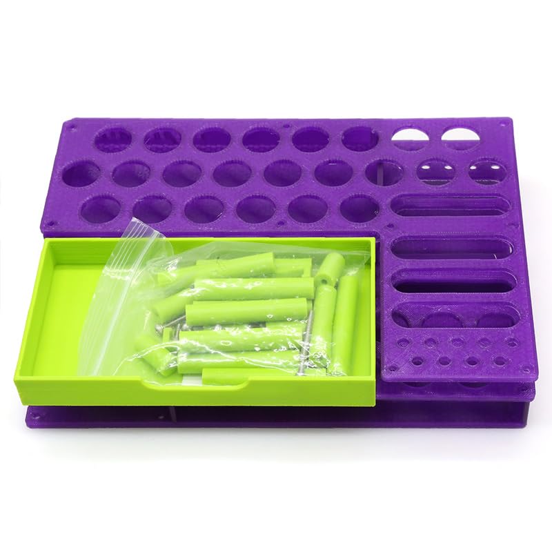 RC Remote Control Model Screwdriver Storage Rack - Boat Models, Airplane Models, Car Models, Drone, Maintenance Tools Rack, Tool Box, for Remote Control Model Enthusiasts - Purple - color: Purple