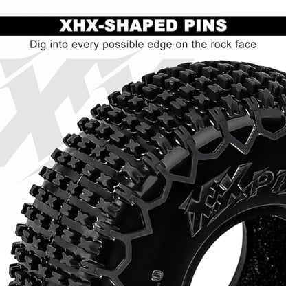 INJORA S5 1.0 XHX Pin Tire 60 * 20mm for 1/18 1/24 RC Crawler SCX24 FCX24