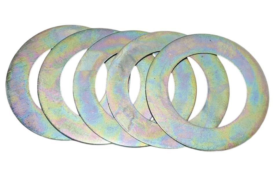 Bucket Pin Shims Washers Size 80 mm x 45 mm x 2 mm Set of 10 Pcs Fits and Compatible with Various Earthmoving Machines