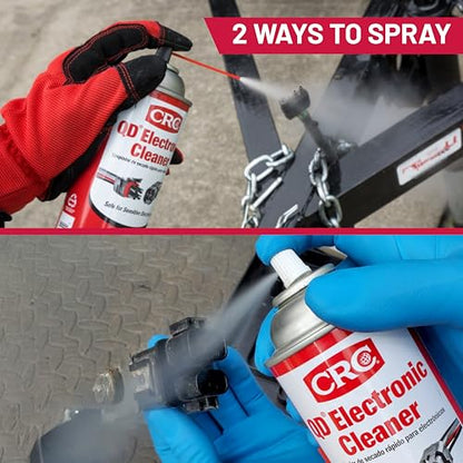 CRC 05103 QD Electronic Cleaner -11 Wt Oz | Electronic Contact Cleaner, Circuit Board Cleaning, Sensitive Electronics, Fast Drying, No Residue.