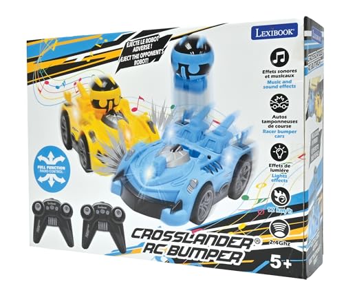 Lexibook, Crosslander, RC2 | Set of 2 Cars, Removable Figures, Sound and Lighting Effects - style: RC2