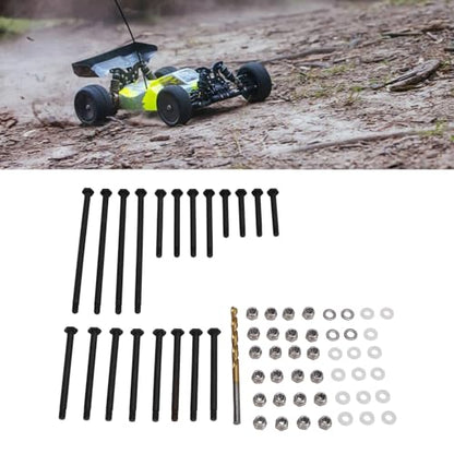 RC Car Suspension Arm Pin Accessory, 45 Steel Front Rear Suspension Arm Pin, for TRAXXAS 1/5 6S 8S 1/6 XRT