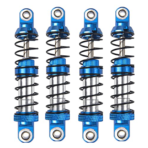 4Pcs ShareGoo Adjustable Metal Shock Absorber 70/80/90/100/110/120mm Damper Compatible with Traxxas TRX4 TRX6 G63 Axial SCX10 D90 90046 AXI03007 1/10 RC Rock Crawler (70mm Hole Distance) - size: 70mm Hole Distance