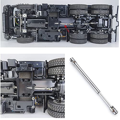 RC-Hub 1Pcs Metal RC Driveshafts for 1:14 Tamiya Tipper Truck | 45-50/47-57/55-67/60-80/70-90/110-260mm Drive Shaf,RC Car Upgrade Parts - size: 120-160mm