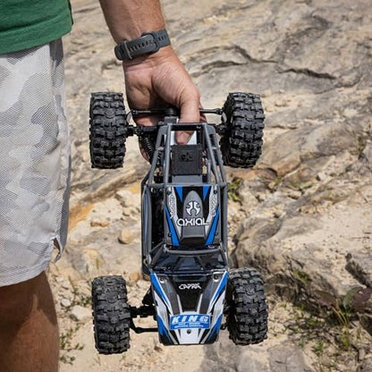 Axial RC Truck UTB18 Capra 4WS 1/18th 4x4 RTR (Comes with Everything Needed to Run), Blue, AXI-1750T1 - color: Blue