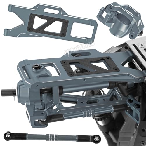 RC Upgrades Part for 1/10 WideMaxx,Model# 89086-4,Suspension Arms,Caster Block,Steering Blocks,Rear Stub Axle Carriers,Drive Shaft Axles,Camber Links,Tie Rod & Servo Horn,Titanium - color: Titanium - (Rc Upgrades)