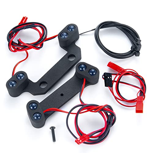 AXSPEED RC LED Light Headlight Taillight Front Rear Light Lamp for TRX E-REVO 2.0 4WD 1/8 RC Truck