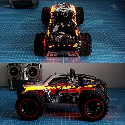 LED Light Strip for RC Fixed Wing Airplane Flying Wing Plane AR Wing Drone Model Car Truck (Yellow) - color: Yellow