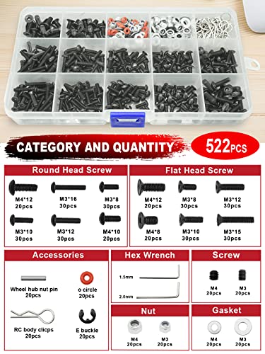 RC Tool Kit, 1/10 1/8 RC Tool, RC Car Boat Helicopter Repair Tools - 27pcs | Include Screwdriver (Flat, Phillips, Hex), Work Stand, Screw, Pliers, Body Reamer, Wrench, Tray, Storage Rack (Red) - color: Red