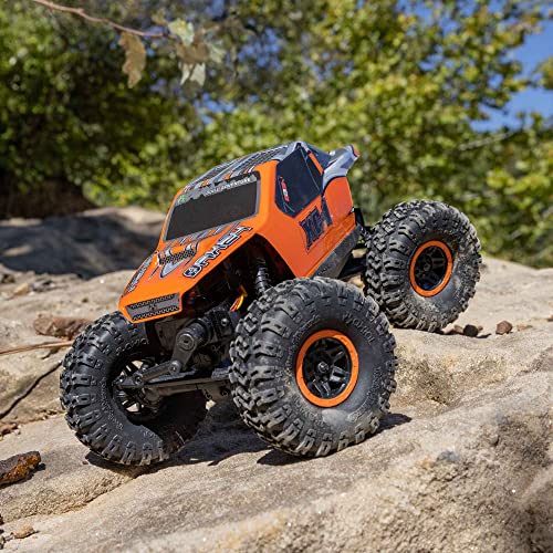 Axial RC Truck 1/24 AX24 XC-1 4WS Crawler Brushed RTR (Includes Everything Needed No Other purchases Required), Orange, AXI00003T2 - color: Orange