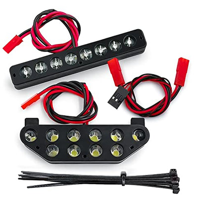 RC LED Front Rear Light Kits Headlight Taillight | Upgrade Parts, For 1/5 Losi XL DBXL 4WD 1.0, RC Car - color: Front + Rear Lights