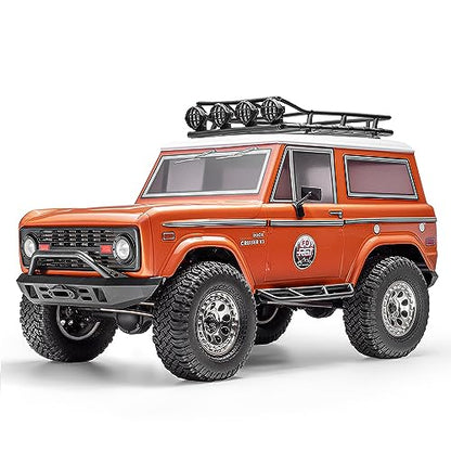 RGT RC Crawler 1:10 4wd Off Road Truck Rock Cruiser RC-4 Remote Control Car 4x4 Hobby RC Car Toy 136100V3FD Orange