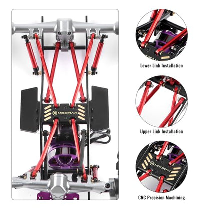 Brass Skid Plate for Axial SCX24 LCG Chassis 1/24 RC Crawler Upgrade | Designed for SCX24 LCG Chassis, CNC, 12.5g Weight