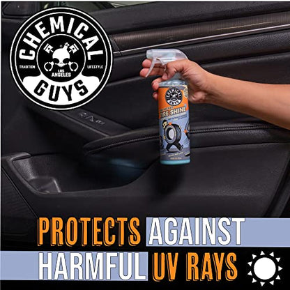Chemical Guys, Tire Kicker Extra Glossy Tire Shine for Rubber & Trim, 16 oz | Sprayable dressing revives a deep wet look on tires, trim and bumpers, dries to the touch with no greasy sling - size: 16 Fl Oz, style: 2 Pack