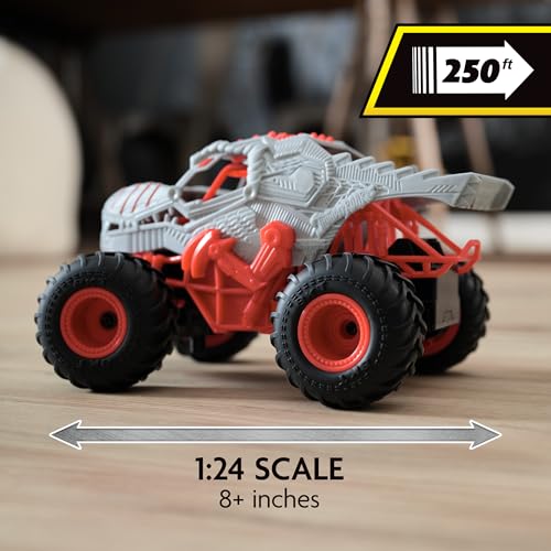 Monster Jam, Official ThunderROARus Remote Control Monster Truck, 1:24 Scale, 2.4 GHz, Kids Toys for Boys and Girls Ages 4 and up