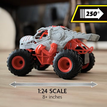 Monster Jam, Official ThunderROARus Remote Control Monster Truck, 1:24 Scale, 2.4 GHz, Kids Toys for Boys and Girls Ages 4 and up