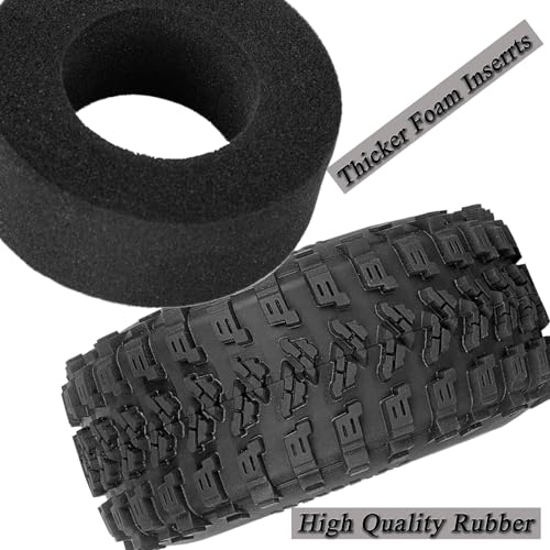 2.2 RC Wheels for 1/10 SCX10 90046 AXI03007 TRX4 TRX6 VS4-10 Gen7 Gen8 MST CFX D90,Aluminium RC Truck Tires Highway Tires 2.2" RC Wheels 2.2 Beadlock Wheel Rim RC Tires (135 * 55MM),Silver - color: Silver/4pcs