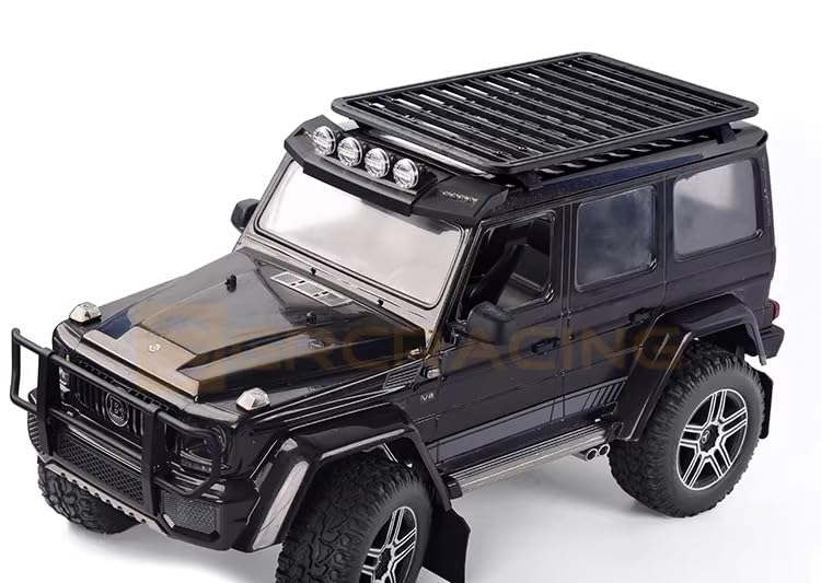 Carbon Hybrid Nylon Plastic Realistic Roof Rack for 1/10 RC Crawler TRX-4 TRX-6 axial scx10 Remanufactured Parts (G172FC (Large) - color: G172fc (Large)