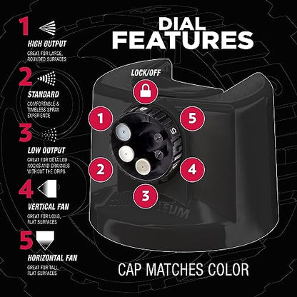 Rust-Oleum 2X Automotive Enamel 5-in-1 Spray Paint, Semi-Gloss Black | Fast Dry, Adjustable Custom Spray Dial, Multi Surface (Metal, Wood, Plastic and More), Any Angle, Ultimate Coverage, 6 Pack - color: Semi-Gloss Black, size: 12 Ounce (Pack of 6)