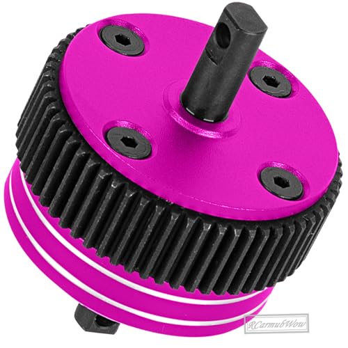RC Gear Differential Upgrades Part for 1/10 Slash 2WD(VXL)/Stampede 2WD(VXL)/Bandit 2WD(VXL)/Rustler 2WD,Harden Steel w/Alloy Differential Transmissions,Replace #2388X,Pink - color: Pink(for 2wd)