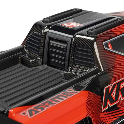 ARRMA 1/16 Mini Kraton 3S DSC 4X4 RTR Brushless RC Speed Truck, Black/Red | RC Car, Battery and Charger Not Included ARA2508T1