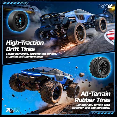 DEERC 9311&1815 All Terrain Fast RC Cars for Adults