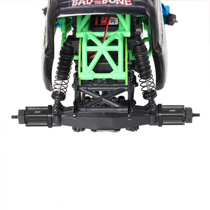 KYX Racing Aluminum Rear Axle Mount Set 0 Deg Black Upgrades Parts Accessories for 1/18 RC Car LOSI Mini LMT 4X4 Monster Truck