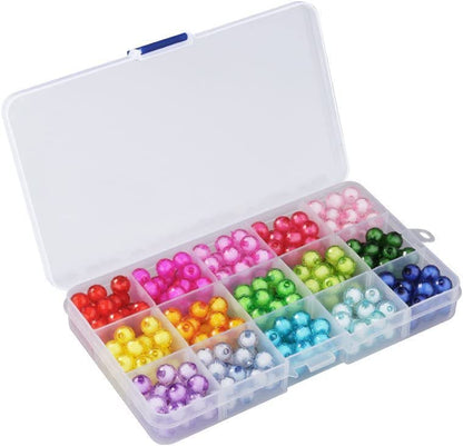 Yansanido 4 Pcs 15 Grids Clear 6.85 Inch X 3.85 Inch Adjustable Small Removable Clear Plastic Jewelry Organizer Divider Storage Box Jewelry Earring Tool Containers - color: Clear