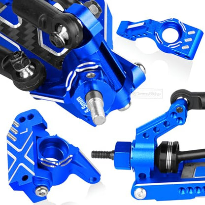 RC Upgrades Part for 1/10 Slash 2WD,Driveshafts,Shock Absorbers &Suspension Arms &Turnbuckles Links&Caster Blocks &Steering Block &Stub Axle Carriers &Shock Towers &Bulkhead,Navy Blue - color: Navy Blue(2wd)