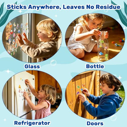 Elfew 6Pack Reusable Sticker Books for Toddlers 2-4 3-5 | 3D Puffy Stickers, 6 Themes, Waterproof, Mess-Free Sticker Activity Book, Travel Toys Birthday Gifts for Boys Girls - color: 3d Reusable Sticker Books