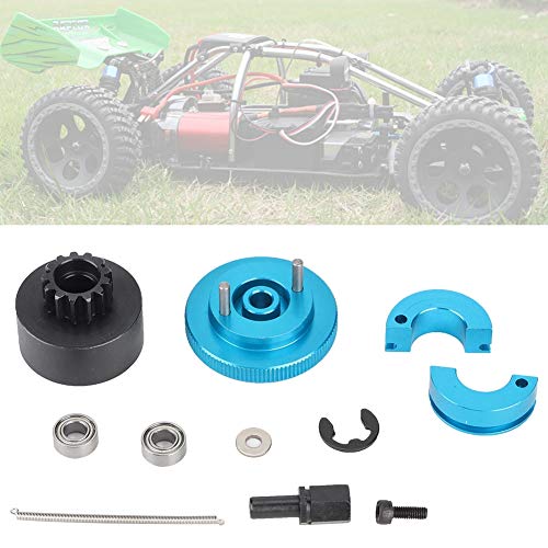13t Flywheel Speed Clutch Variator Set, 1 Set Rc Engine Upgrade Parts, Bell Springs Fit For 1/10 Rc Nitro Engine (Blue) - color: Blue