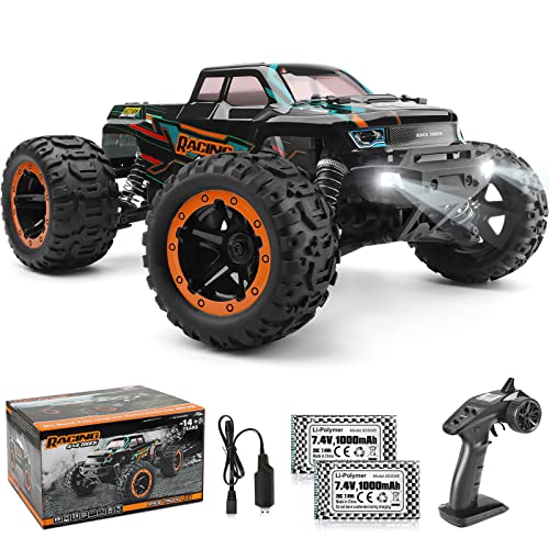 HAIBOXING RC Cars 16889, 1:16 Remote Control Truck for Adults | Hobby RC Truck, 36km/h High-Speed 2.4G Remote Control Car for Boys, RC Crawler Off-Road Vehicle with 2 Batteries