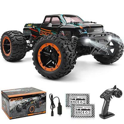 HAIBOXING RC Cars 16889, 1:16 Remote Control Truck for Adults | Hobby RC Truck, 36km/h High-Speed 2.4G Remote Control Car for Boys, RC Crawler Off-Road Vehicle with 2 Batteries