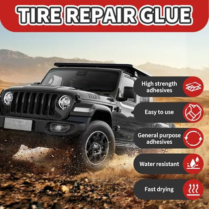 TBTFW Tire Repair Glue, Rubber Cement Tire Repair, RC Tire Glue-1.7oz | Used for Side Bonding or Tire Leakage, DIY Crafts
