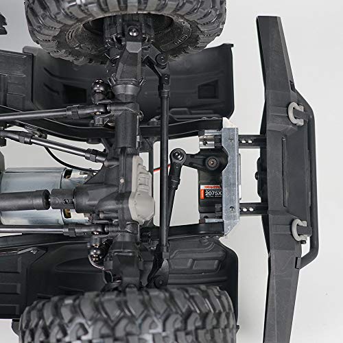 CNC Aluminum Front Bumper Mount Servo Winch Mount Bracket Stand Compatible with Traxxas TRX4 TRX-4 1/10 RC Crawler Car Upgrade Parts