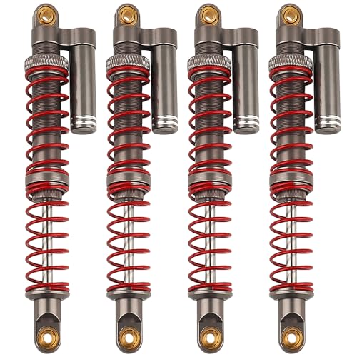 110mm Shock Absorber Oil Adjustable RC Damper with Washer for 1/10 RC Truck Crawler Axial SCX10 90046 AXI231017 TRX-4 D90 Upgrade Part (110mm) - size: 110mm