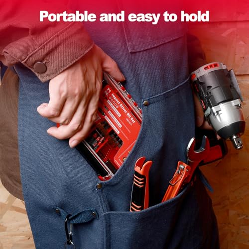 Geinxurn IPX4 Waterproof Small Storage Parts Organizer, Small Parts Case with Removable Dividers, Screwdriver Bit Set Box(2 Boxes) - size: 2pcs Box