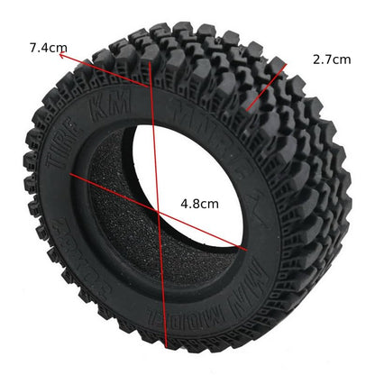 4pcs 1/12 Scale RC Crawler Tire Foam Insert for M-N86K M-N86KS M-N86 M-N896S
