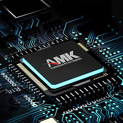 AMK Smart RC Battery Charger for 2.4V-12V NiMH/NiCd Battery Pack, Supports RC Cars, Helicopters, Trucks & More, 8 Different RC Charging Plugs, 12V Output