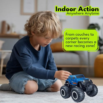 Threeking 1:16 Amphibious SUV Monster Truck All Terrain RC Car Crawler Toys | Waterproof Durable 4WD Off-Road Remote Control Cars Unique Toy Gifts for Boys Girls Ages 6-12 - color: Suv