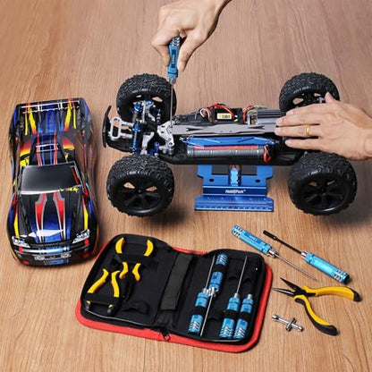 Hobbypark 11 in 1 Professional Multi RC Tools Kits Box Set Hex Driver Allen Keys Screwdriver Pliers Wrench Repair for RC Car Multirotors Airplane Boat
