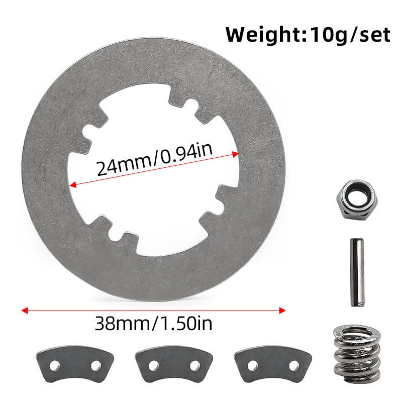Heavy-Duty Slipper Clutch Rebuild Kit 5352A 5352R for TRAXXAS E-Revo Rustler 4WD E-Maxx RC Car Upgrade Parts