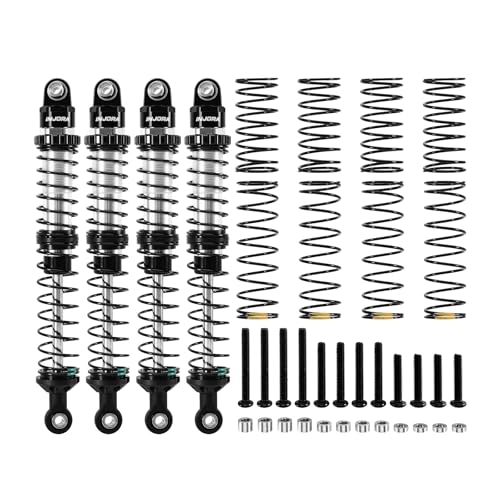 INJORA DRX 110mm Dual-rate Spring Oil Shocks for TRX4 SCX10 1/10 RC Crawler - size: 110mm