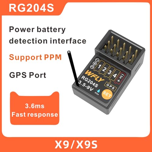 WFLY RG204S mini rc car Receiver 4 Channels rc Receiver for WFLY X9S rc car Transmitter