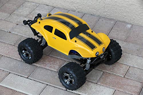 SummitLink Custom Body Yellow Bumblebee Style Compatible for 1/10 Scale RC Car or Truck (Truck not Included) STB-BEE-01