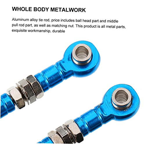 Zerodeko 2Pcs Adjustable Linkage Steering Rod for Rc Cars Trucks Lightweight Replacement for Old Servo Links Rc Enthusiasts