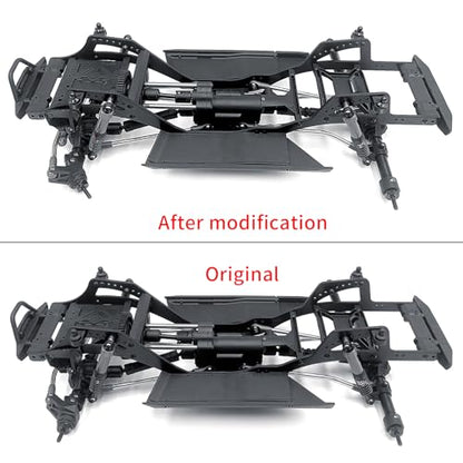 4pcs/Set Aluminun Alloy Body Post Mount Shell with Clips for SCX10 PRO-AXI03028 1/10 RC Car Upgrade
