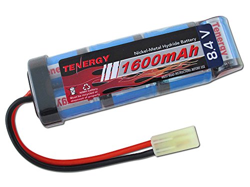 Tenergy 8.4V NiMH Flat Battery Pack w/Mini Tamiya Connector High Capacity 1600mAh Battery